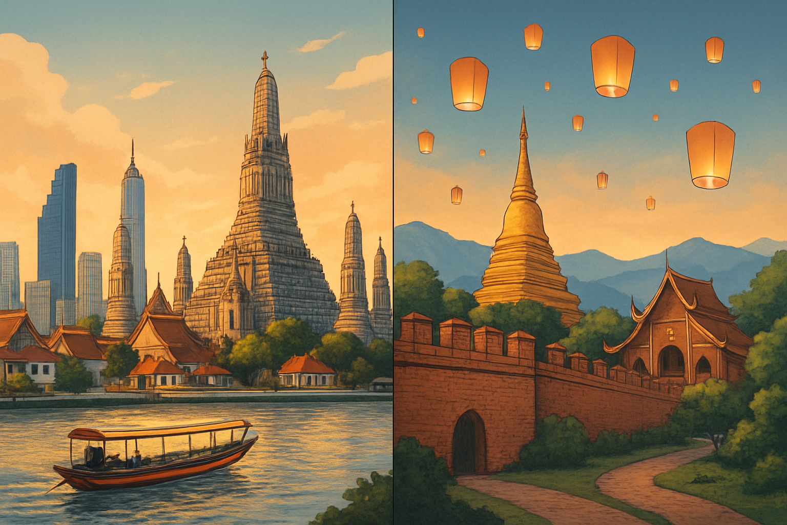 Tajlandia – Bangkok i Chiang Mai