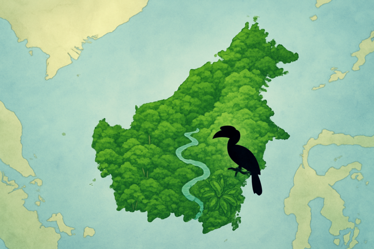 Borneo – położenie na mapie