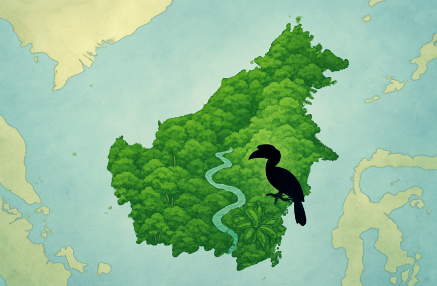 Borneo – położenie na mapie